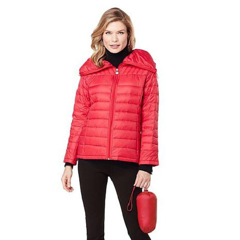 

Ca7025 Thin Leisure Warm Lightweight down Jacket Red XS