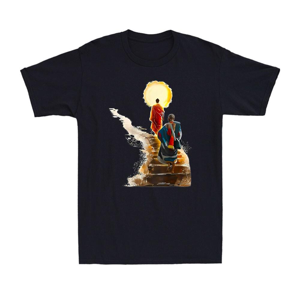 Thich Minh Tue On Back Monks Buddha Vietnam Buddha Vietnamese Gift Men s T-Shirt S