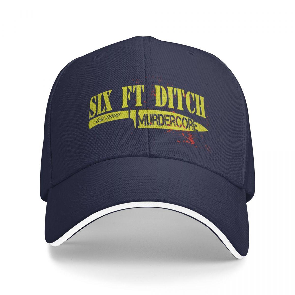 

SIX FT DITCH MURDERCOREBaseball Cap Hat Luxury Hat Unisex Hat WoUnisex S