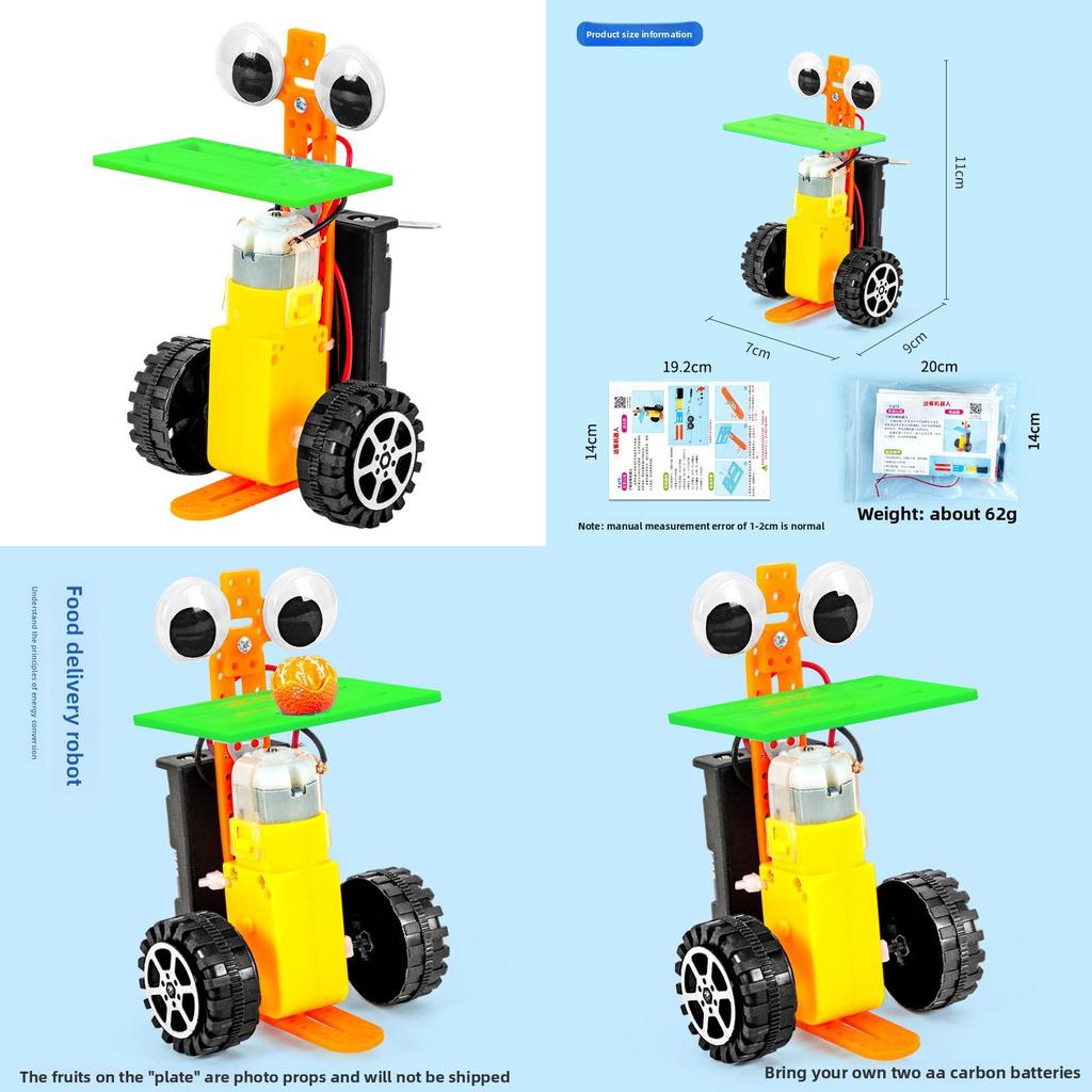 Science Experiment Diy Delivery Robot Kit With Electric Components For Childrens Stem Learning