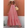 GMXIA Moda Donna Estate Primavera Abiti Casual Senza Maniche con Bretelle Stampa Colore Solido