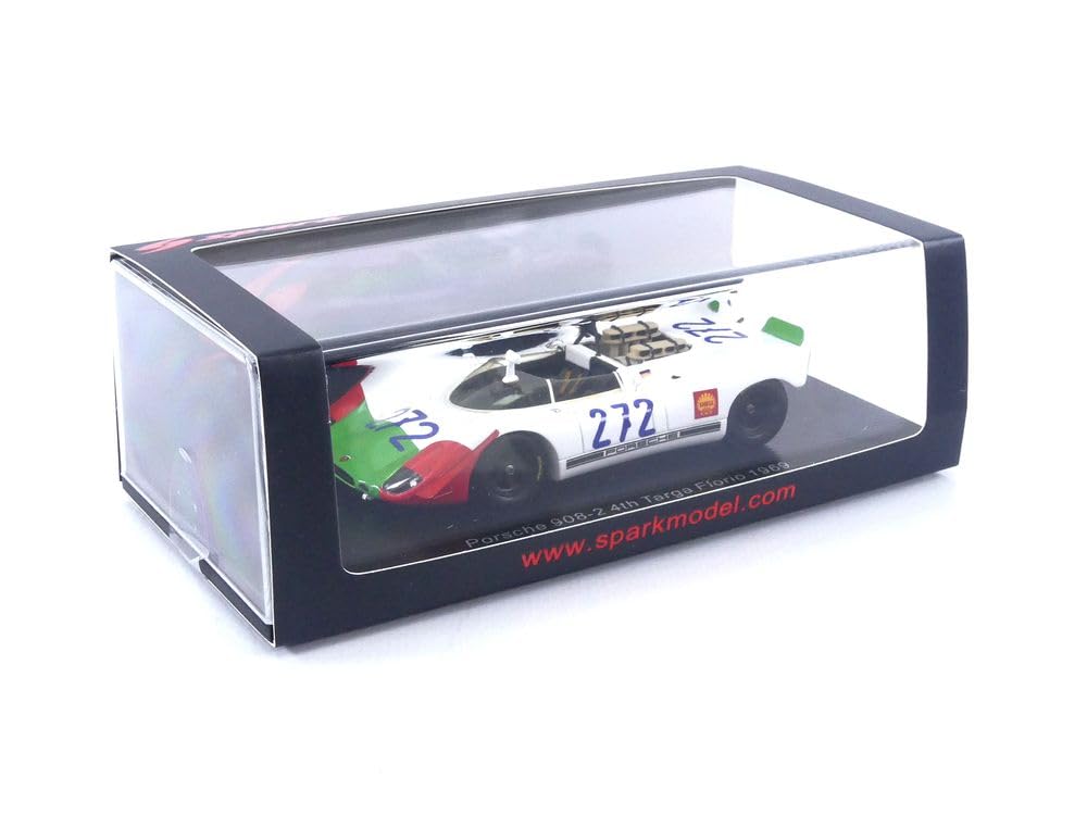 Spark Porsche 1969 Targa Florio 4th Place 1/43 908-2 #272 W.Kaushen/K.v.Wendt