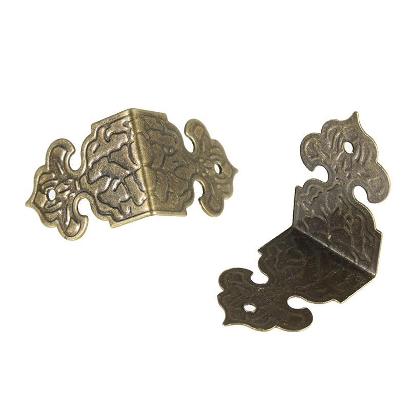 Buy 12pcs Decorative Corner Bracket for Furniture Wooden Box Feet