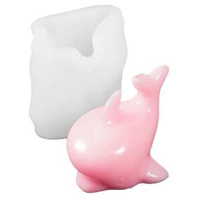 New Creative Cartoon Animal Cake Decoration Mold Food Grade 3d Stereo Dolphin Ice Cube Chocolate Fondant