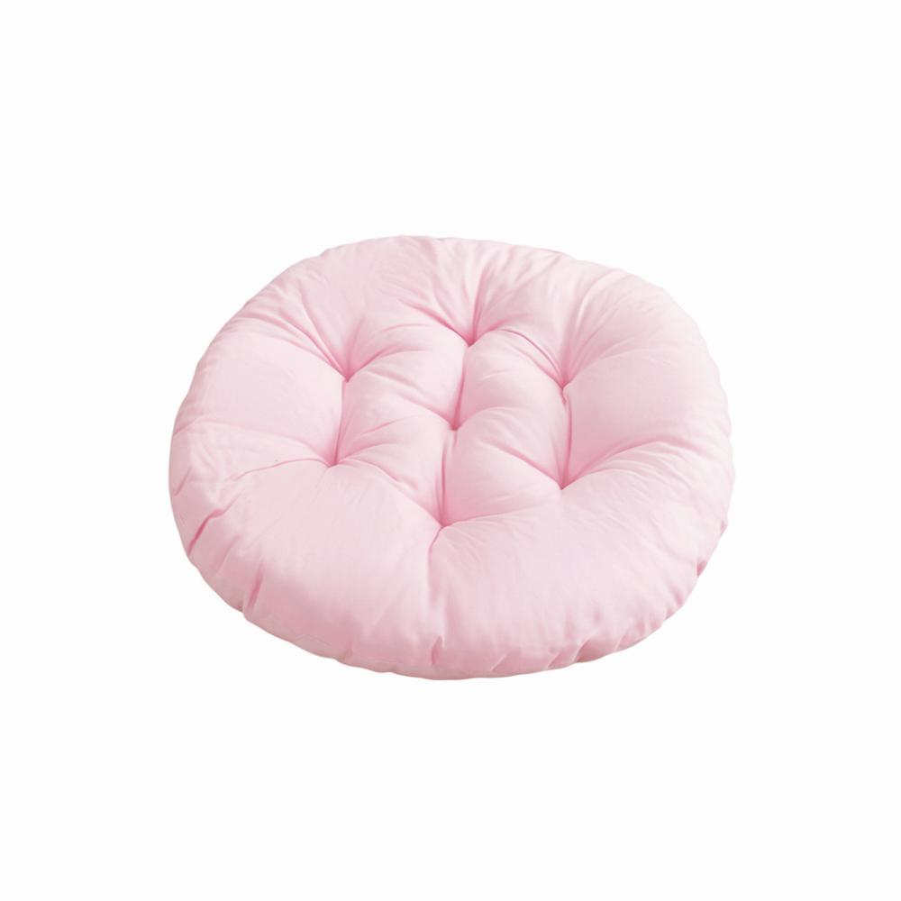 

Durable Nap Pillow Round Pad Thicken Solid Color Chair Cushion Non-slip Seat Cushion Dining рожевий