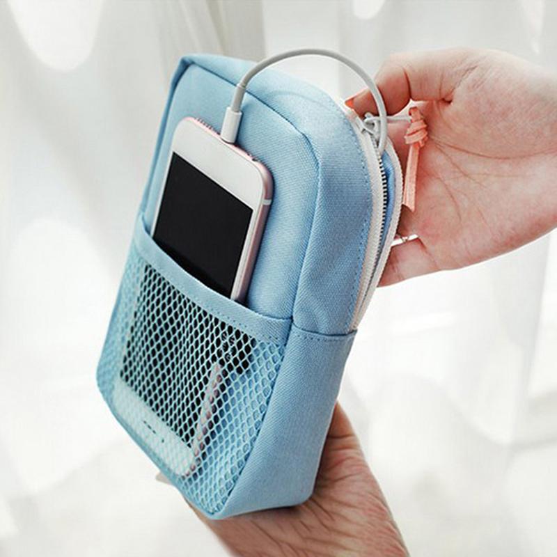 Travel Accessory Cable Bag Portable Digital USB Electronic Storage and Organize Bag Gadget Case Travel Cellphone Charger Holder