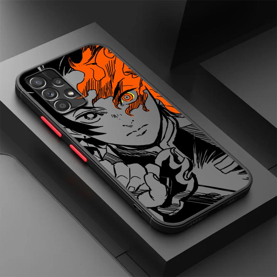 Handyhülle für Samsung Galaxy A52S A72 A53 A16 A15 A17 A52 A54 A56 A55 A35 A14 A23 A34 A36 A73 A33 Anime Dämon Cartoon