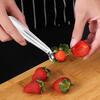1pcs Fruit Coring Tool Tomato Strawberry Seed Remover Stainless Steel Kitchen Gadgets Top Stem Remover Tomato Stalks Remover