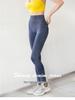 Pantalones de Yoga de Cintura Súper Alta con Doble Cintura - Transpirables, Elásticos, Adelgazantes, Levanta Glúteos, Fitness Denim