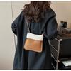 Stylish Small Cross-border Plush Shoulder Bag For Women 2023 Autumn And Winter
