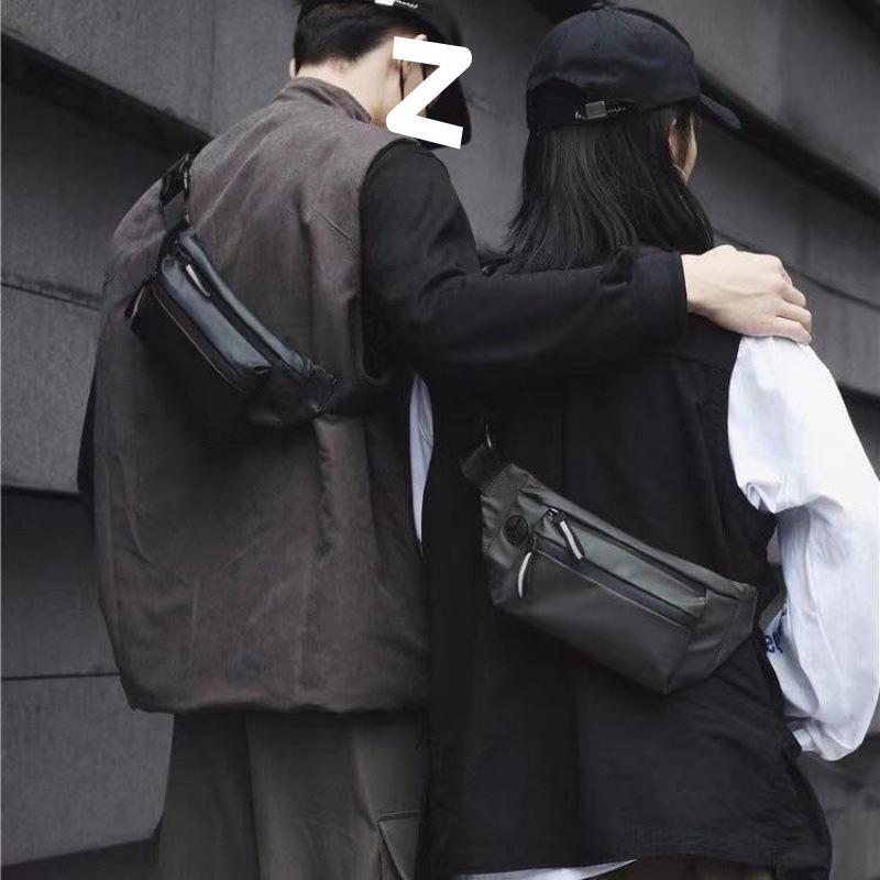 Men's Fashionable Korean Style Crossbody Chest Bag for Casual Outdoor Sports and Cycling