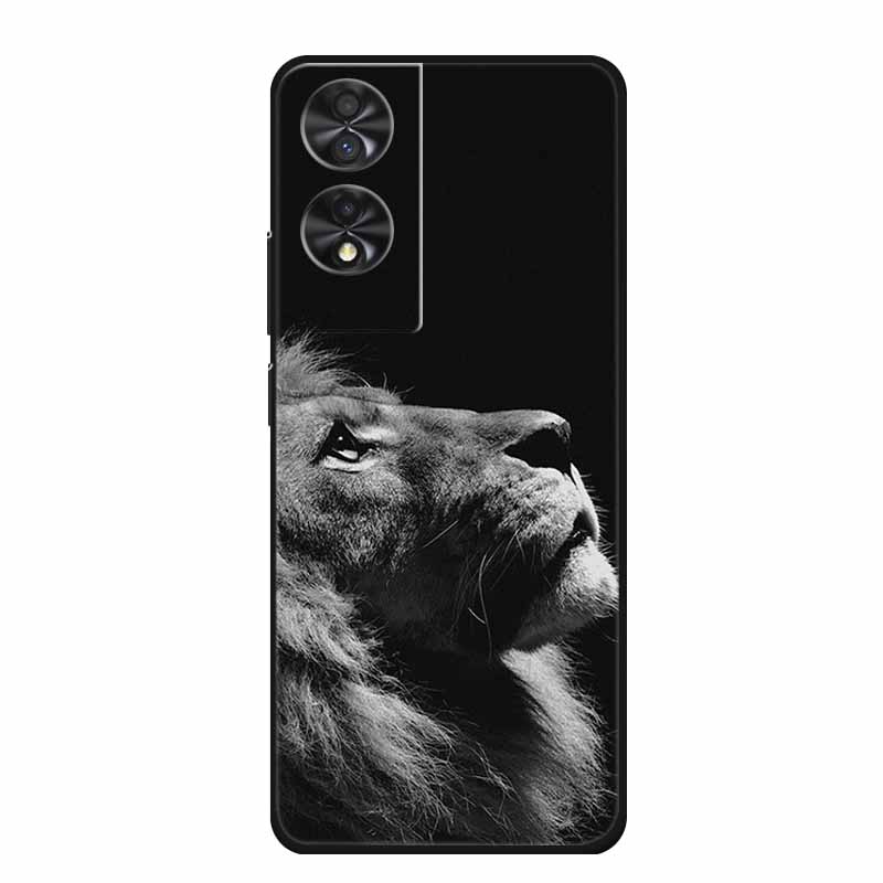 Pouzdro na telefon pro TCL 40 NxtPaper Zadní kryt Pouzdro 6,78" Funda Černý silikon Měkké Coque Pro TCL 40 NxtPaper Pouzdro Skořepina Nárazuvzdorné
