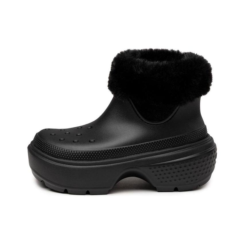 Crocs Stomp Lined Boot Black Men s 208718-001 EU 36-37