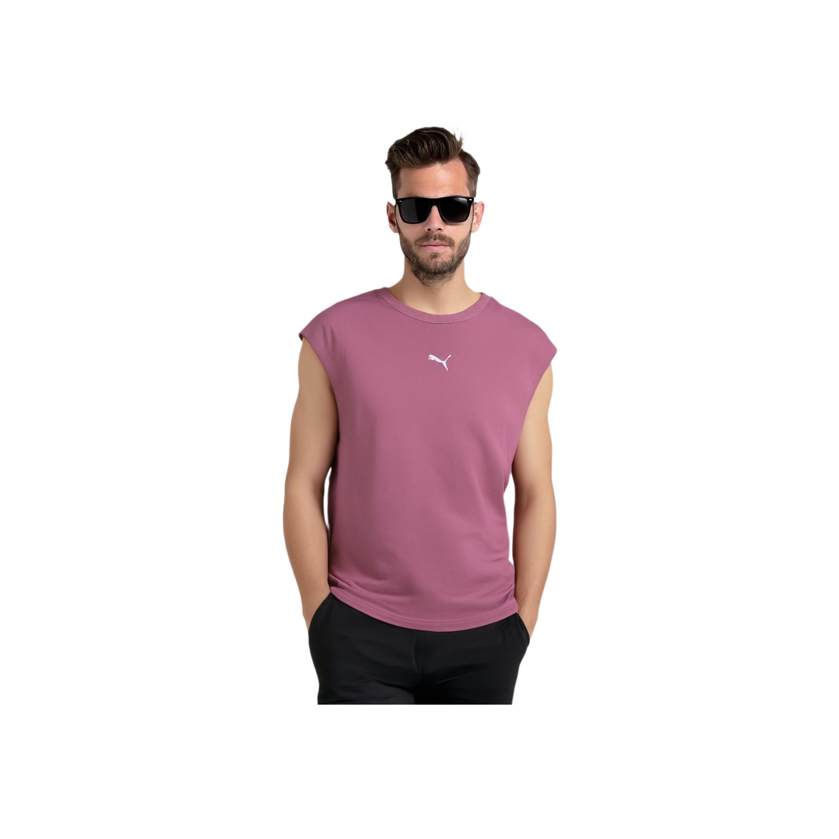 

PUMA Comfortable Soft Fashionable Breathable Sports Casual Vest Men tops Pink 692572-90 2XL