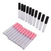 20pcs Empty Lip Gloss Tubes Containers Clear Mini Refillable Lip Balm Bottles with Wand Brush