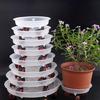 High Capacity Plant Cart Garden Container Tray With Smooth Rolling Wheels Support Large Heavy Decorative Pots