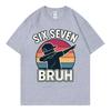 Funny 67 Six Seven Meme Tshirt Unisex Unisex Fashion Y2k Short Sleeve Tshirts Summer Casual Loose 100cotton T Shirt Streetwear