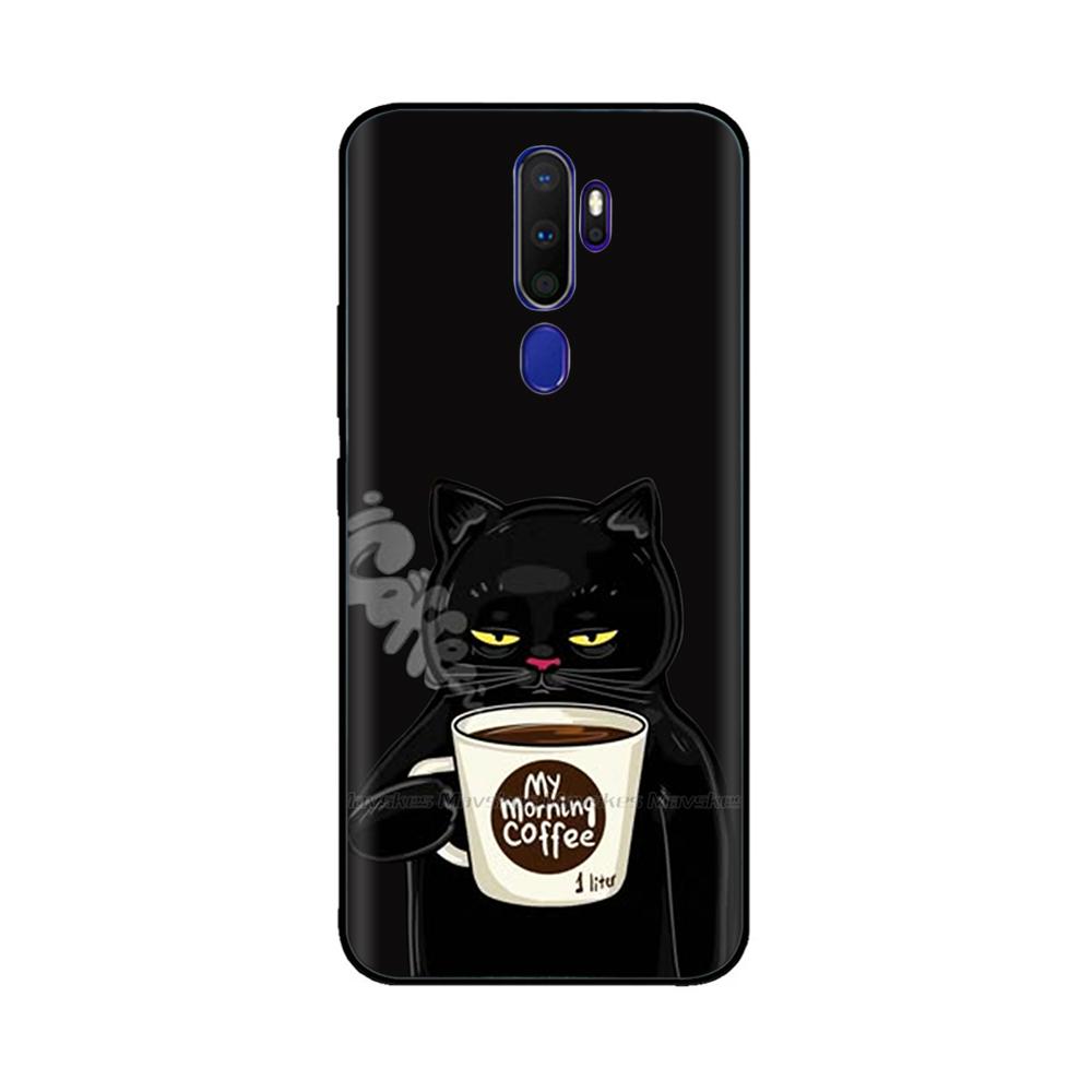 Für Oppo A9 2020 Hülle Oppo A5 2020 Niedliche Cartoon Bemalte Abdeckung Weiche TPU Handyhülle Für Oppo A11X OppoA5 OppoA9 2020 Bumper Fundas