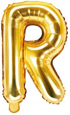 Foil Balloon Letter "R", 35Cm, Gold, 1 Pc.