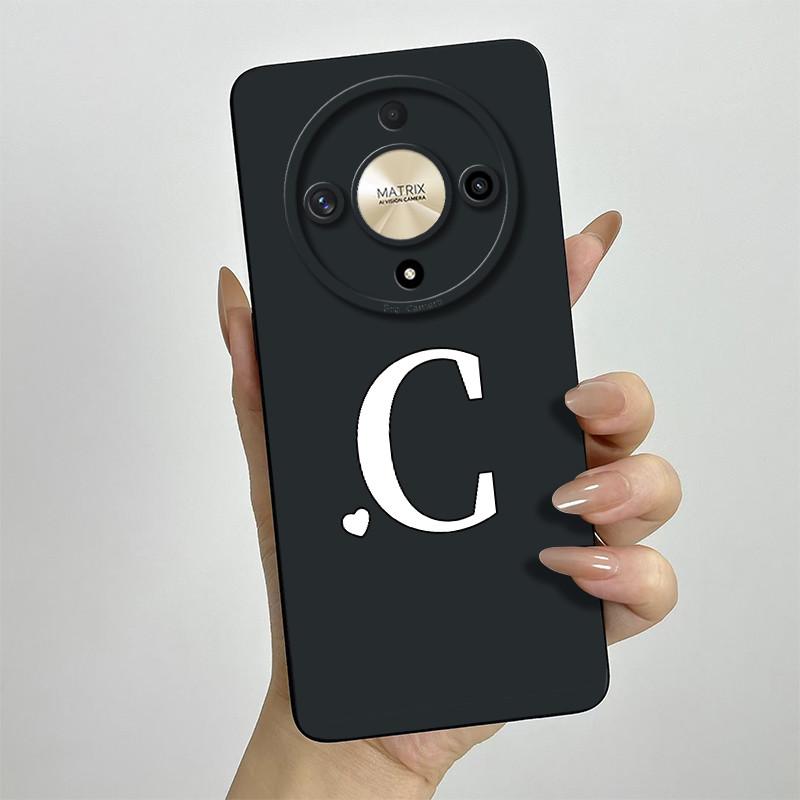 For Honor Magic5 Lite Case Magic 6 Lite Cute Couple Letters Cover Soft TPU Phone Case For Honor Magic6 Lite Magic 5 Lite Bumper