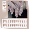 Handmade Press-On Nails – Crushed Diamond Butterfly Glitter Tips Collection