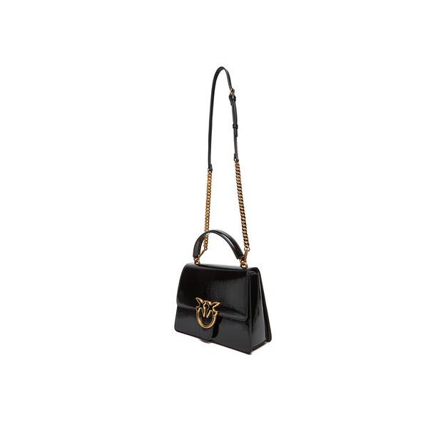 Bag PINKO Love One Top Handle Classic Light PE 25 PLTT 100066 A1UV Black