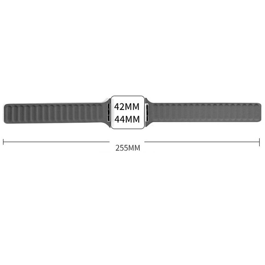 

New Watch Leather Link Band Magnetic Strap For iWatch Series 6 5 4 3 2 42/44mm