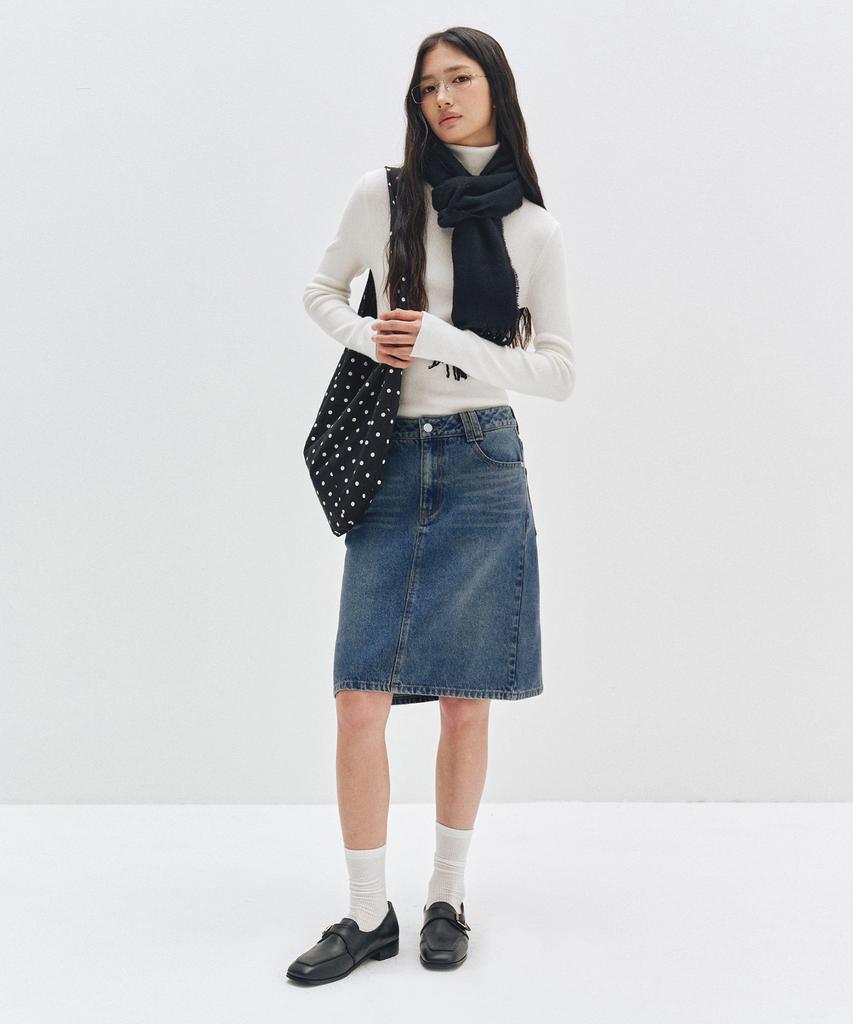 Deketeuumeon Signature Midi Skirt Dcsk002Blue
