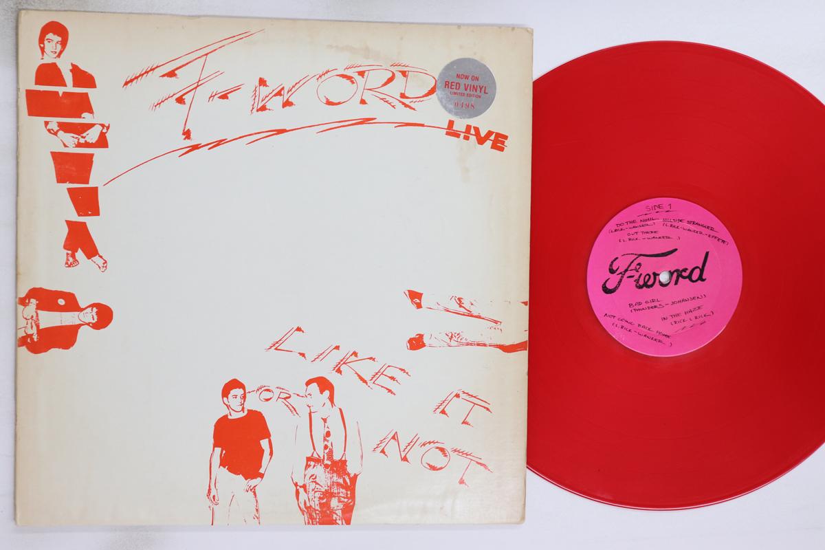 

LP-пластинка F-WORD! - Нравится это или нет Живое PBS101 POSH BOY 1978 США Рок Б/У