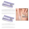Oval Shape ABS Nail Extension Templates With Dog Ladder Support For Long Lasting Gel Polish Applications