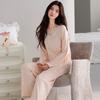 Pajamas Women'S Autumn And Winter Coral Fleece Thickened And Fleece Winter Island Fleece Loungewear Thin Fleece Spring And Autumn High-End Suit
