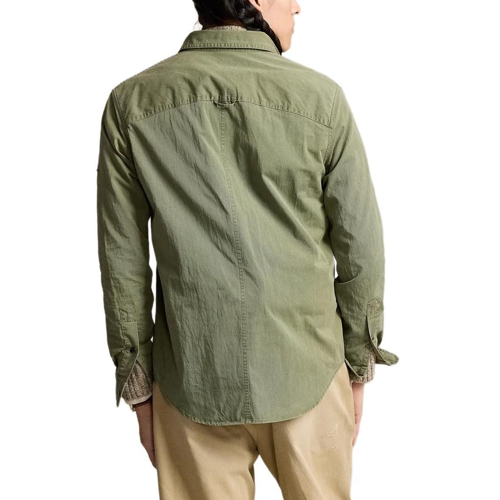 Polo Ralph Lauren FW24 Shirt Classic Version Men's Dark Olive Green MNPOWOV16823812-