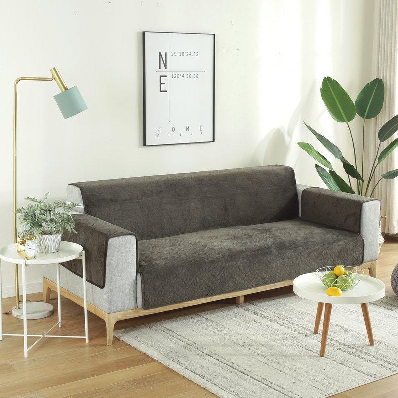 Plyšový potah na pohovku Integrovaný polštář na pohovku pro mazlíčky Kompletní sada ochranného polštáře na pohovku