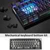 LMK66 Mechanical Keyboard Kit Convenient Switches Replacement 3Modes BT5/2.4Ghz/UsbC Hot swappable Backlights