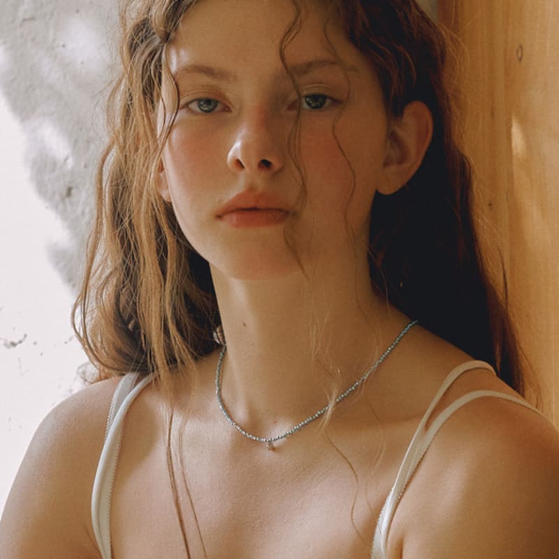 VINTAGE HOLLYWOOD Metal heart necklace_VH2435NE012M