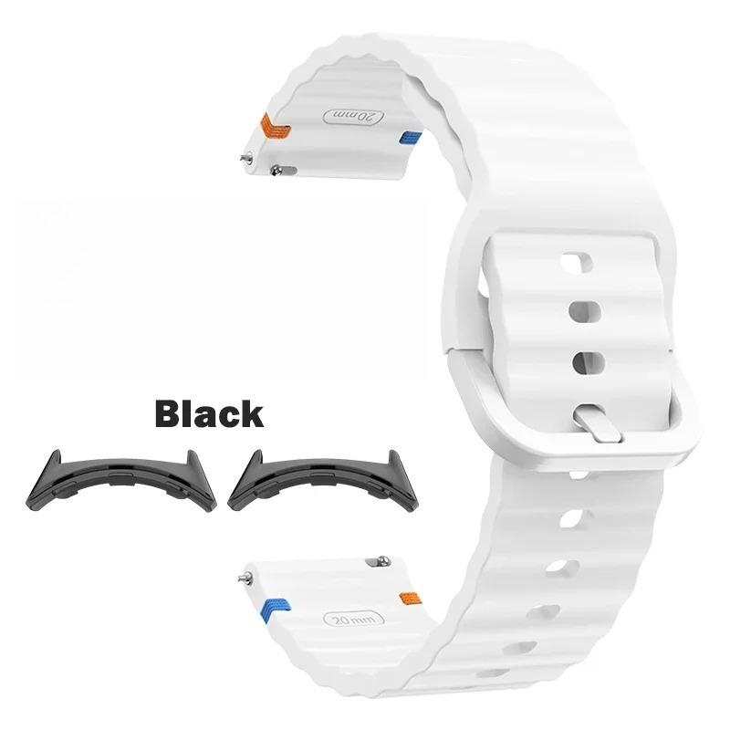 Sport-Ersatzarmband Passend für Google Pixel Watch 4/3 41mm 45mm Zubehör Wellen-Silikonband für Google Pixel Watch 2 1 Correa