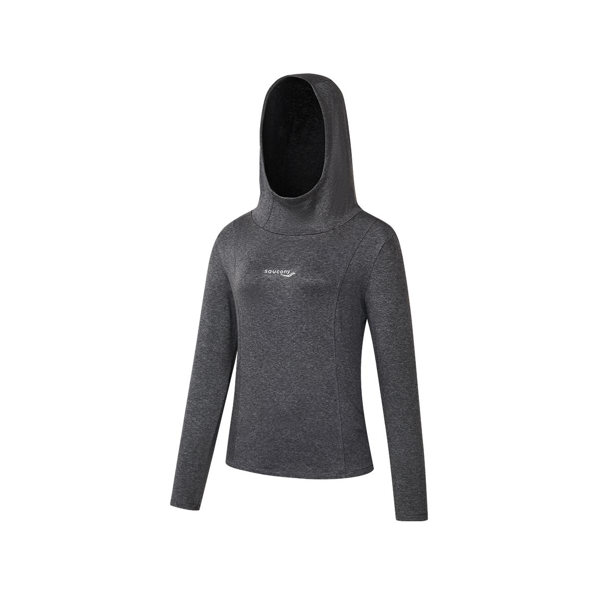 

SAUCONY Удобный Мягкий Универсальный Худи Пуловер Футболка с Длинным Рукавом Унисекс Топы SA1250LT94T-BK001 S