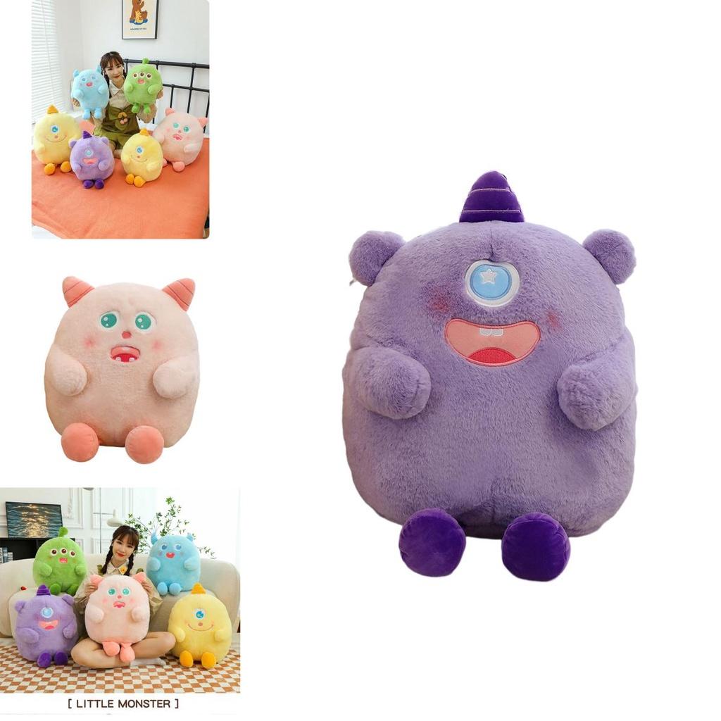Cute Monster Plush Toy Pillow Soft And Fluffy Office Chair Cushion Gift Wholesale