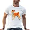 Shiba Inu Dog Art Tshirt Vintage Graphic Tee Plus Sizes Plain White T Shirts Unisex