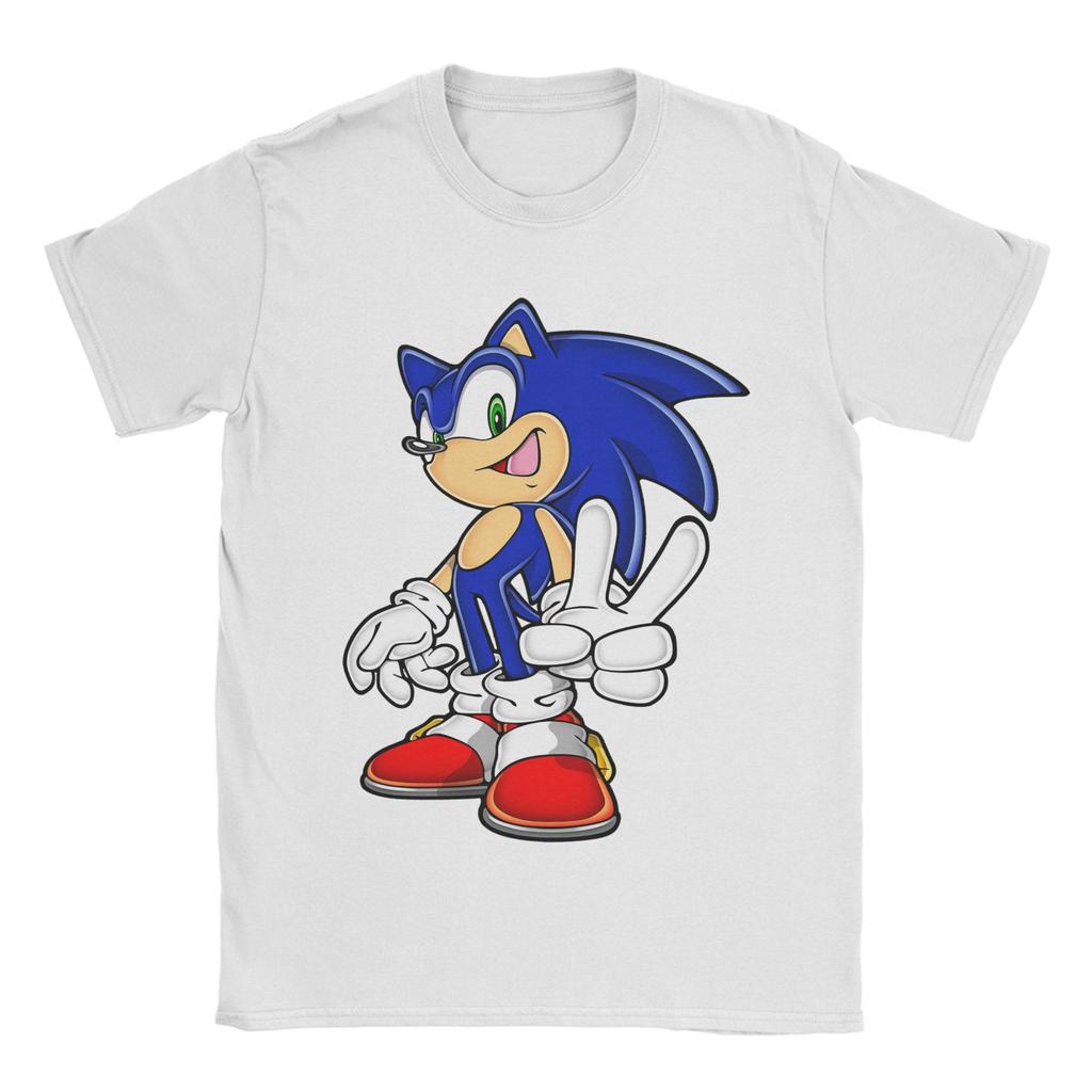 Sonices T-Shirt Men Women Anime Game Leisure Pure Cotton Tee Shirt O Neck Short Sleeve T Shirts Original Clothing