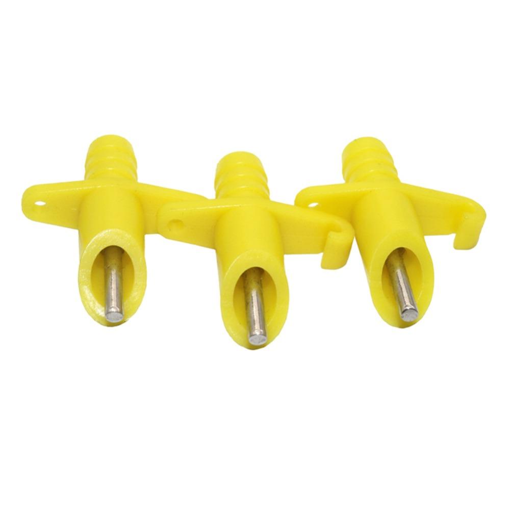5/10/15 Sets Rabbit Automatic Nipple Water Feeder Rabbit Rodents Waterer Drinking Stainless Steel Fountains Animal Feeding Tools