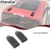 2XExterior Roof Antenna Base Cover Trim Shell  For Ford F150 +Carbon Fiber