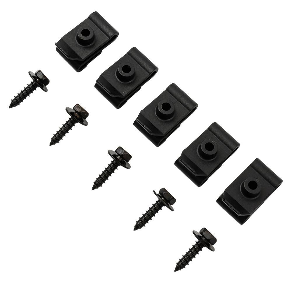 Useful Screw 5set\\kit Black Car Clips Lining Wheel