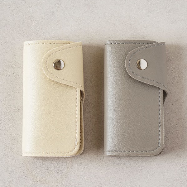 Faux Leather Pouch Nail Clipper Set