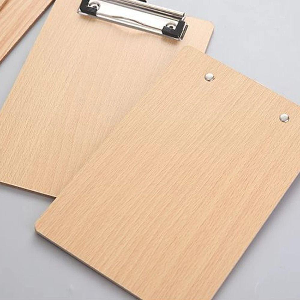 Hardboard A4 Memo Folder Reinforced File Clip Board Convenient Document Holder  Student Use