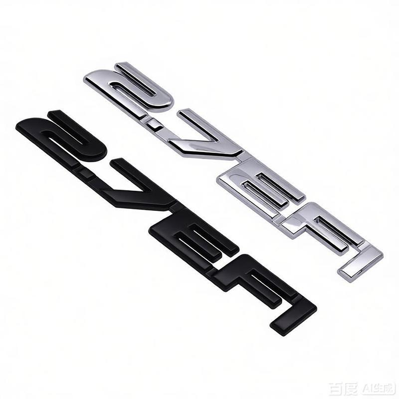 3D Metal 2.7 EFI Car Rear Trunk Emblem Badge Body Decal Exterior Stickers