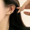 Elegant Geometric Ear Clip for Women - Fashionable, Non-Piercing Cartilage Accessory