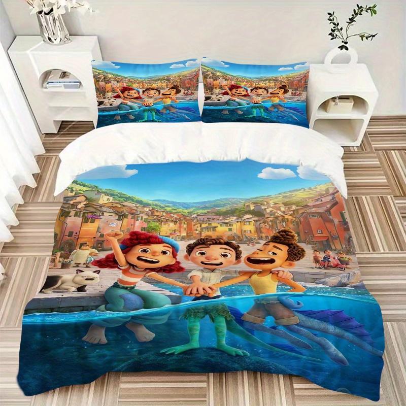 3pcs Luca & Giulia & Alberto Bedding Set Includes Quilt Cover and Pillowcases, Suitable for All Seasons Q061