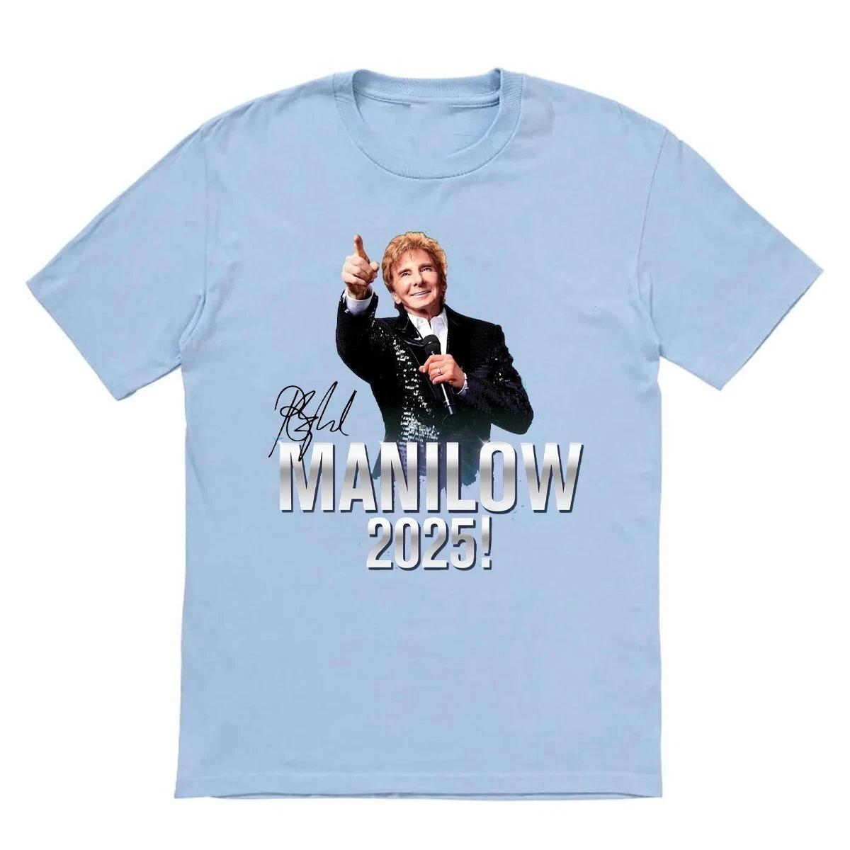 

Barry Manilow Signature 2025 Light Blue All Size T-Shirt S