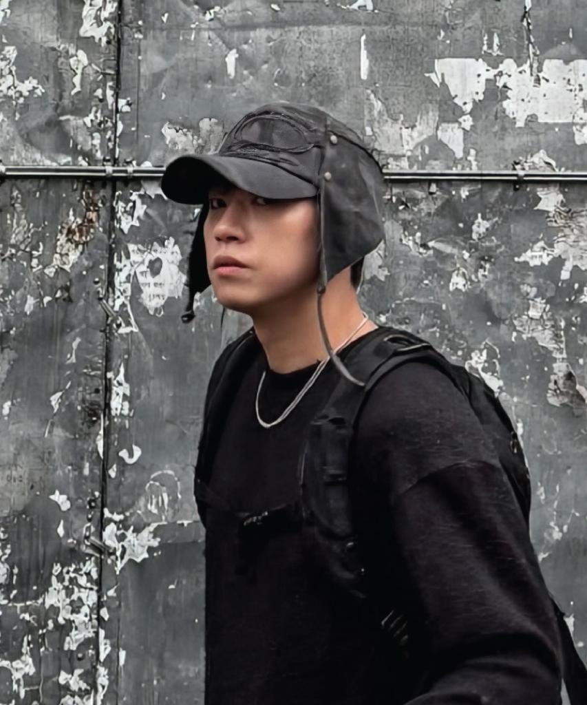 Keosaus Modular Big Logo Ball Cap - Charcoal Camo